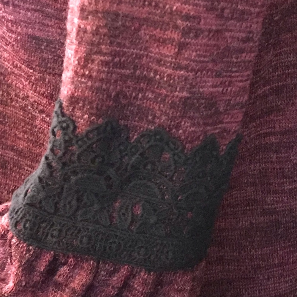 🆕 Bleeker & McDougal Burgundy Sweater-Med - Picture 6 of 7